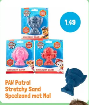 Aanbieding: PAW Patrol Stretchy Sand Speelzand met Mal
