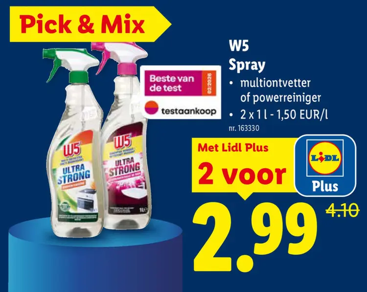 Promotie: W5 Spray