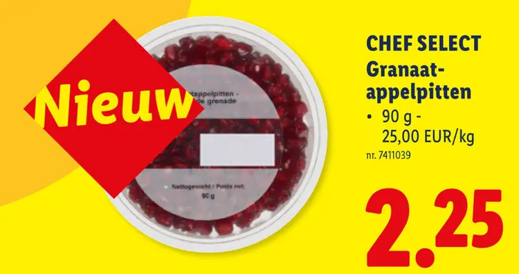 Promotie: Granaat-appelpitten