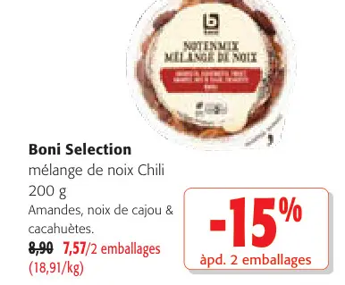 Offre: mélange de noix Chili