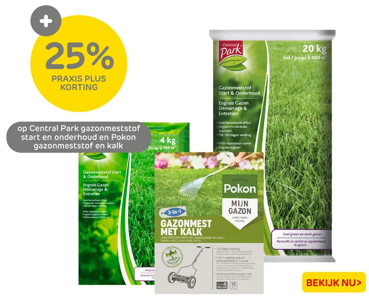 Aanbieding: Central Park gazonmeststof start en onderhoud