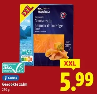 Aanbieding: Gerookte zalm Nautica
