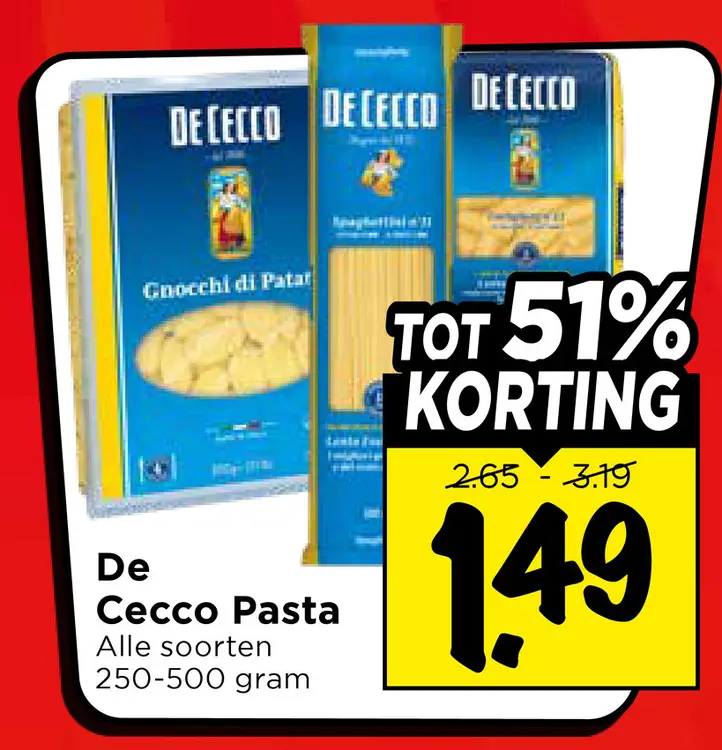 Aanbieding: Pasta