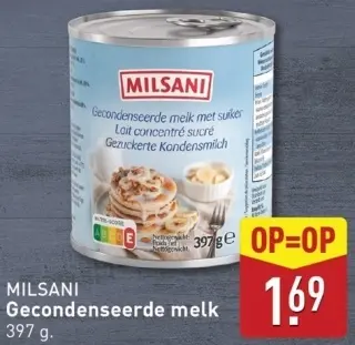 Aanbieding: Gecondenseerde melk