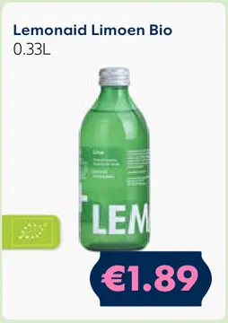 Aanbieding: Lemonaid Limoen Bio