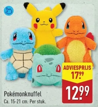 Aanbieding: Pokémonknuffel