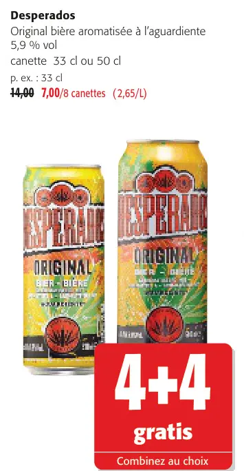 Offre: Original bière aromatisée à l'aguardiente