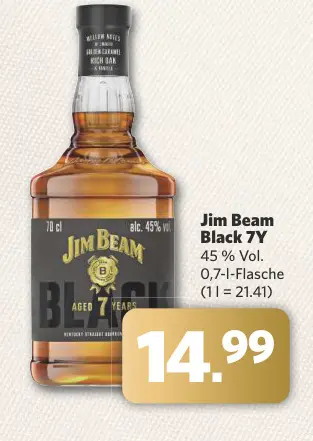 Aanbieding: Jim Beam Black 7Y