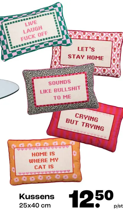 Aanbieding: Kussens