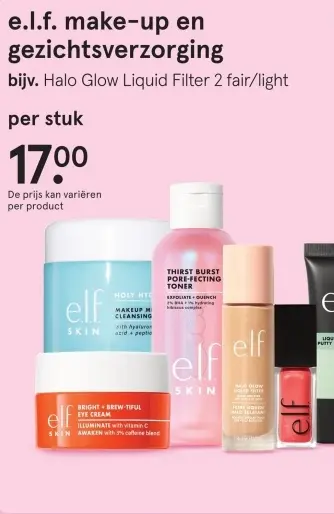 Aanbieding: e.l.f. make-up en gezichtsverzorging