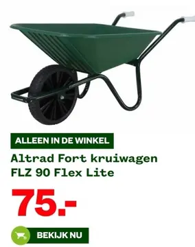Aanbieding: Altrad Fort kruiwagen FLZ 90 Flex Lite