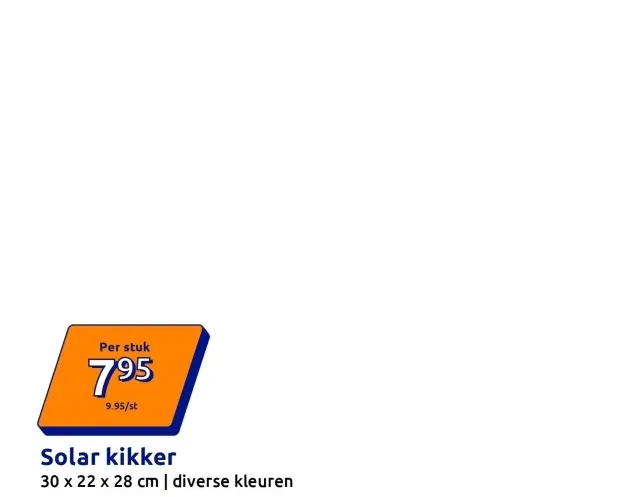 Aanbieding: Solar kikker
