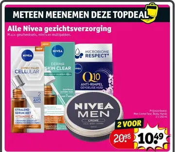 Aanbieding: Nivea gezichtsverzorging