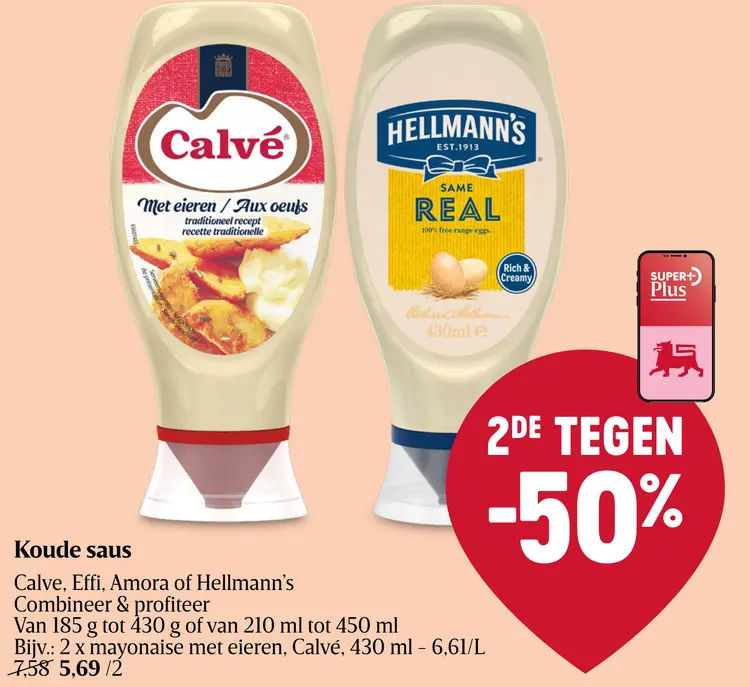 Promotie: Koude saus