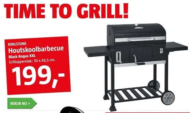 Aanbieding: Houtskoolbarbecue Black Angus XXL