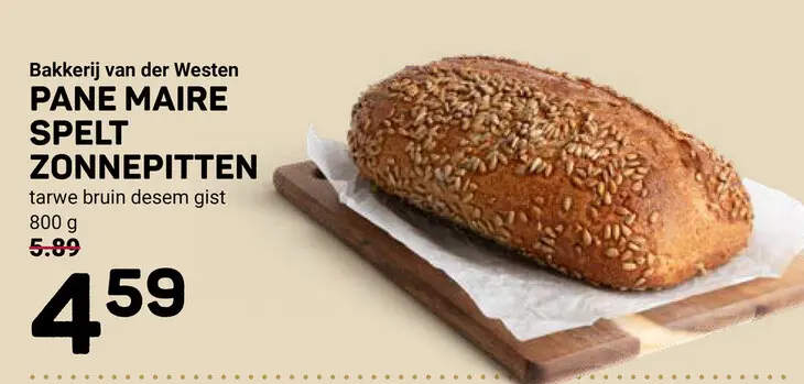 Aanbieding: Pane maire spelt zonnepitten