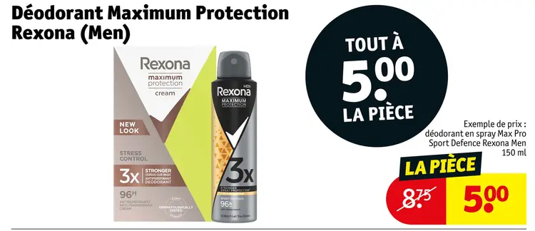 Offre: Déodorant Maximum Protection