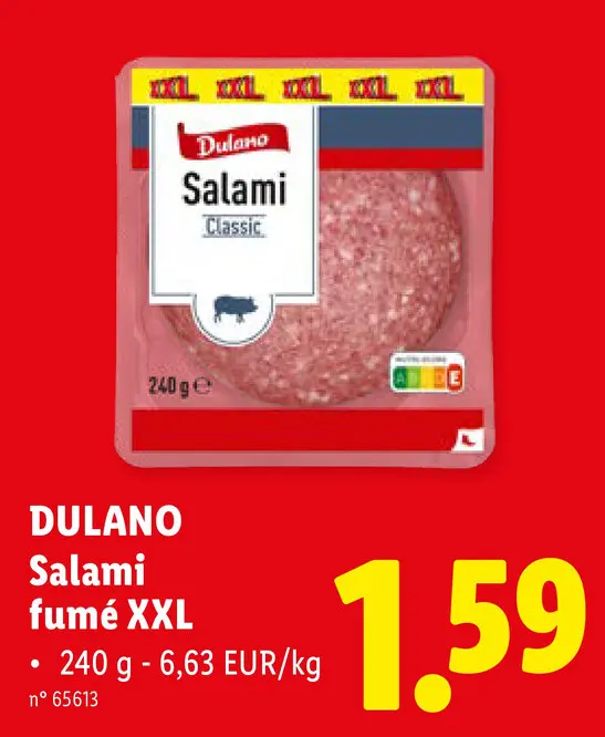 Offre: Salami fumé XXL