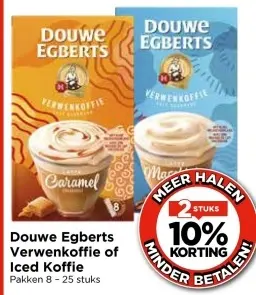 Aanbieding: Douwe Egberts Verwenkoffie of Iced Koffie