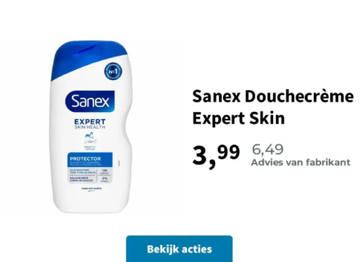 Promotie: Douchecrème Expert Skin