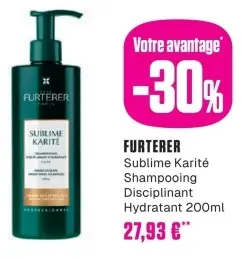 Offre: Furterer Sublime Karité Shampooing Disciplinant Hydratant 200ml