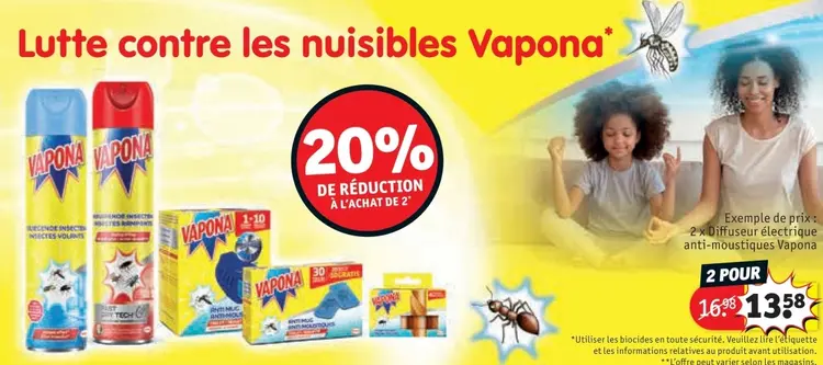 Offre: Nuisibles Vapona