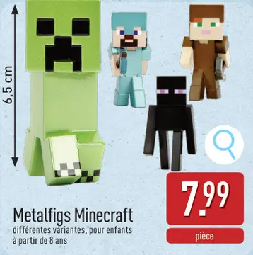 Offre: Metalfigs Minecraft