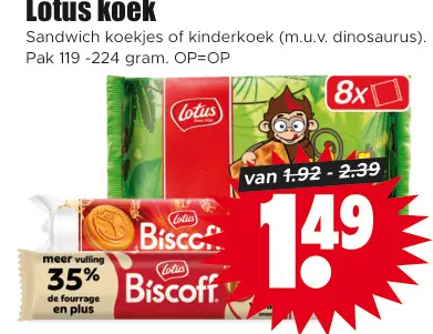 Aanbieding: Lotus koek