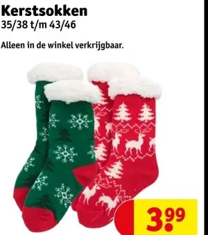 Aanbieding: Kerstsokken