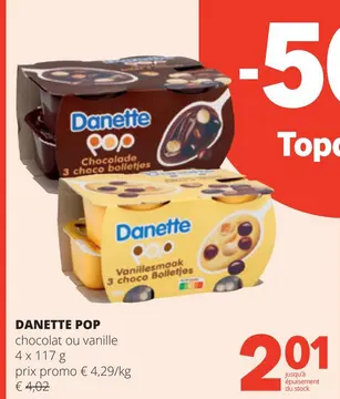 Offre: Danette pop