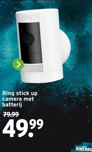 Aanbieding: stick up camera