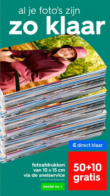 Aanbieding: fotoafdrukken