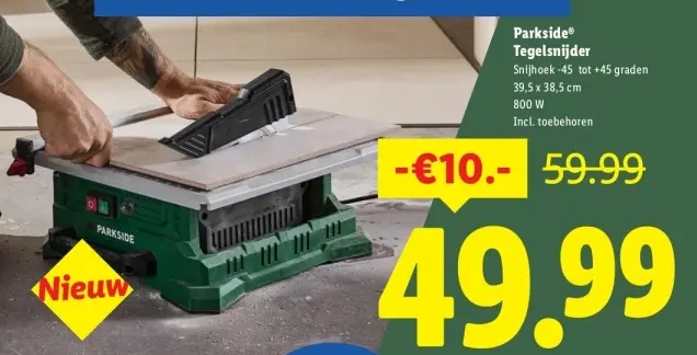Aanbieding: Tegelsnijder