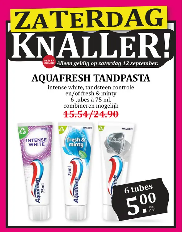 Aanbieding: Tandpasta