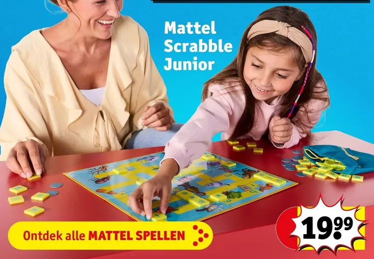 Promotie: Mattel Scrabble Junior