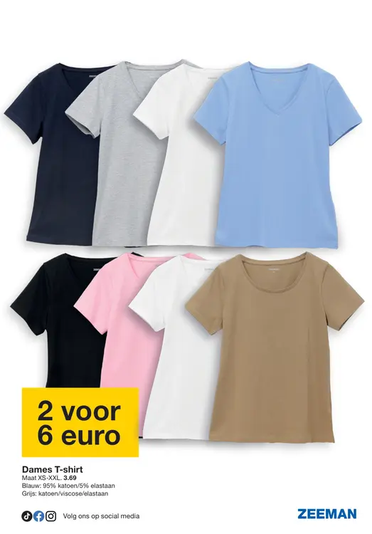 Promotie: Dames T-shirt