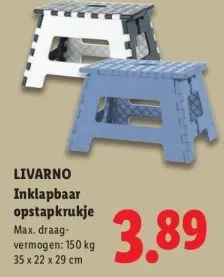 Aanbieding: Inklapbaar opstapkrukje