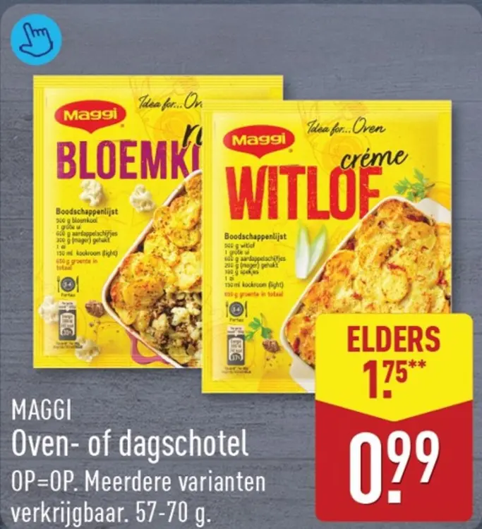 Aanbieding: Oven- of dagschotel