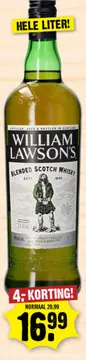 Aanbieding: William lawson's blended scotch whisky