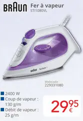 Offre: Fer à vapeur