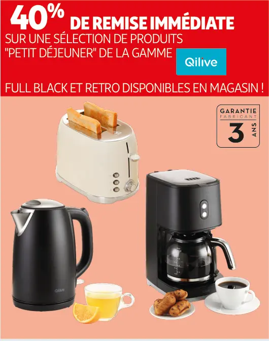 Offre: Petit Déjeuner appliances