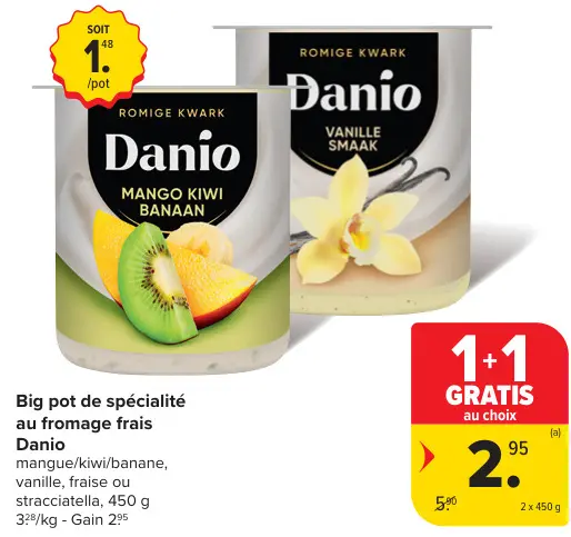 Offre: Big pot de spécialité au fromage frais