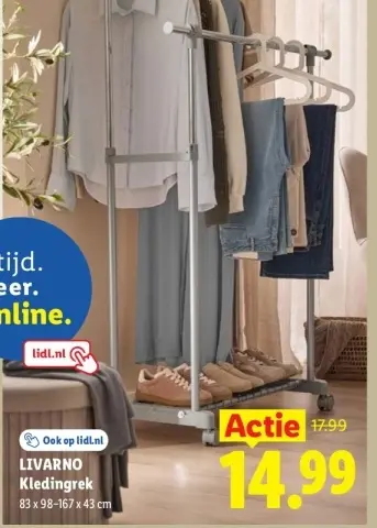 Aanbieding: Kledingrek