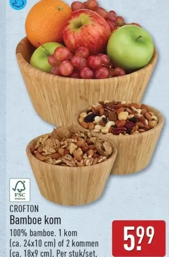 Aanbieding: Bamboe kom