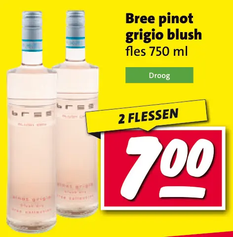 Aanbieding: Bree pinot grigio blush