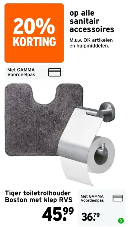 Aanbieding: Alle sanitair accessoires
