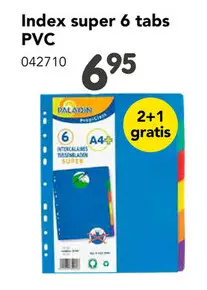 Aanbieding: Index super tabs PVC