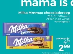 Aanbieding: chocoladereep