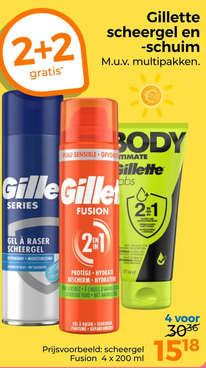 Aanbieding: Scheergel en -schuim
