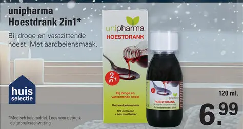 Aanbieding: Hoestdrank 2in1*